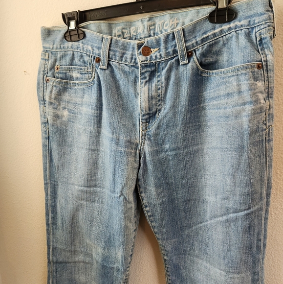 Vintage Y2K Ezra‎ Fitch Abercrombie Jeans Women's Blue Denim Light Wash Size 30 - Picture 3 of 11